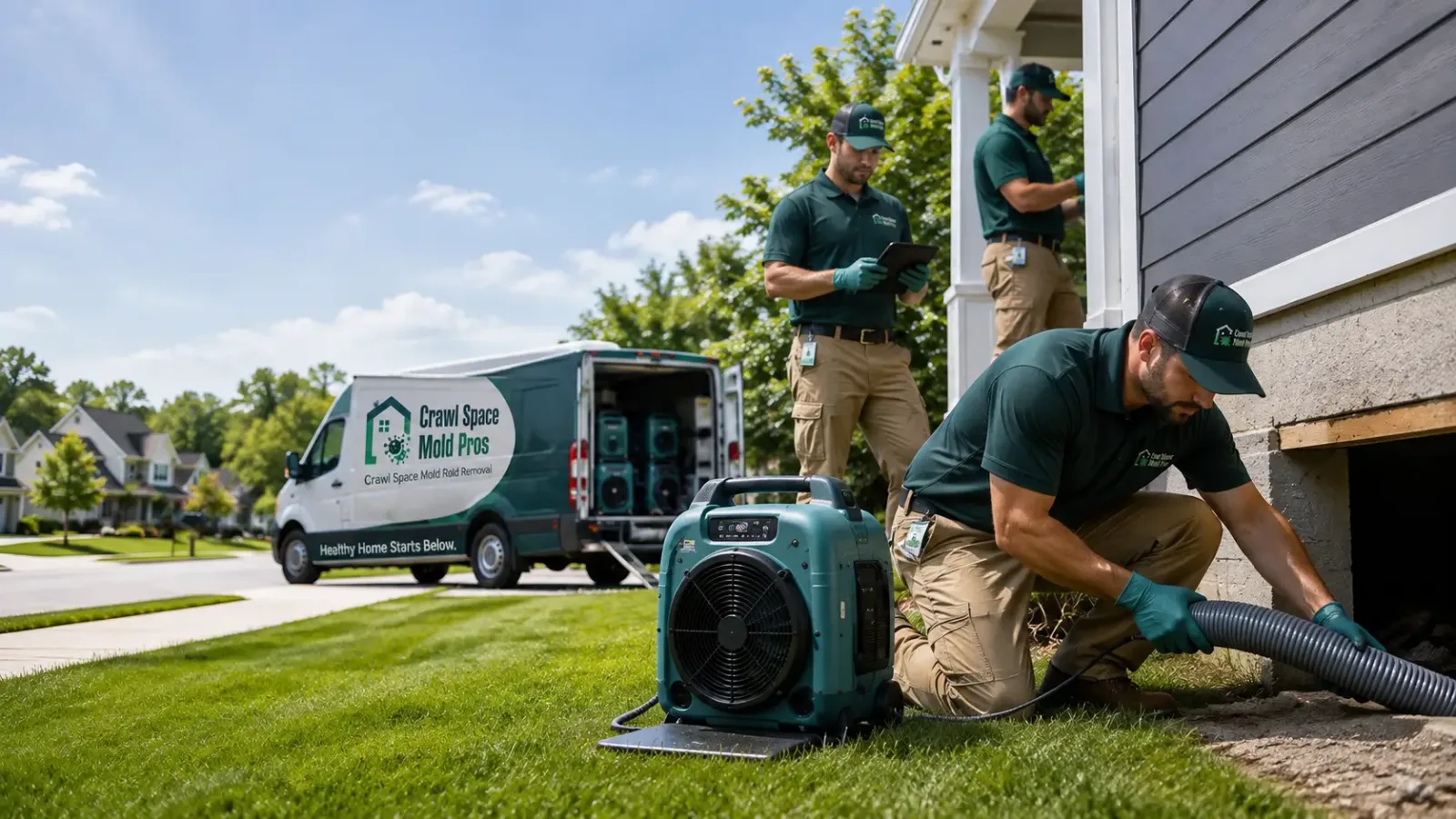 Crawl Space Mold Removal in La Moille, IL